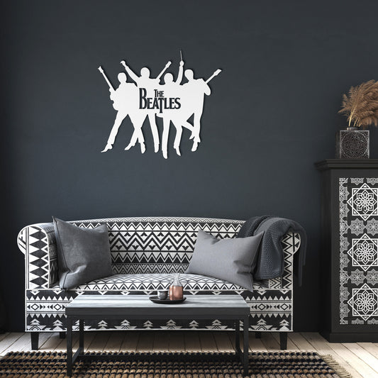 The Beatles Band Metal Wall Art