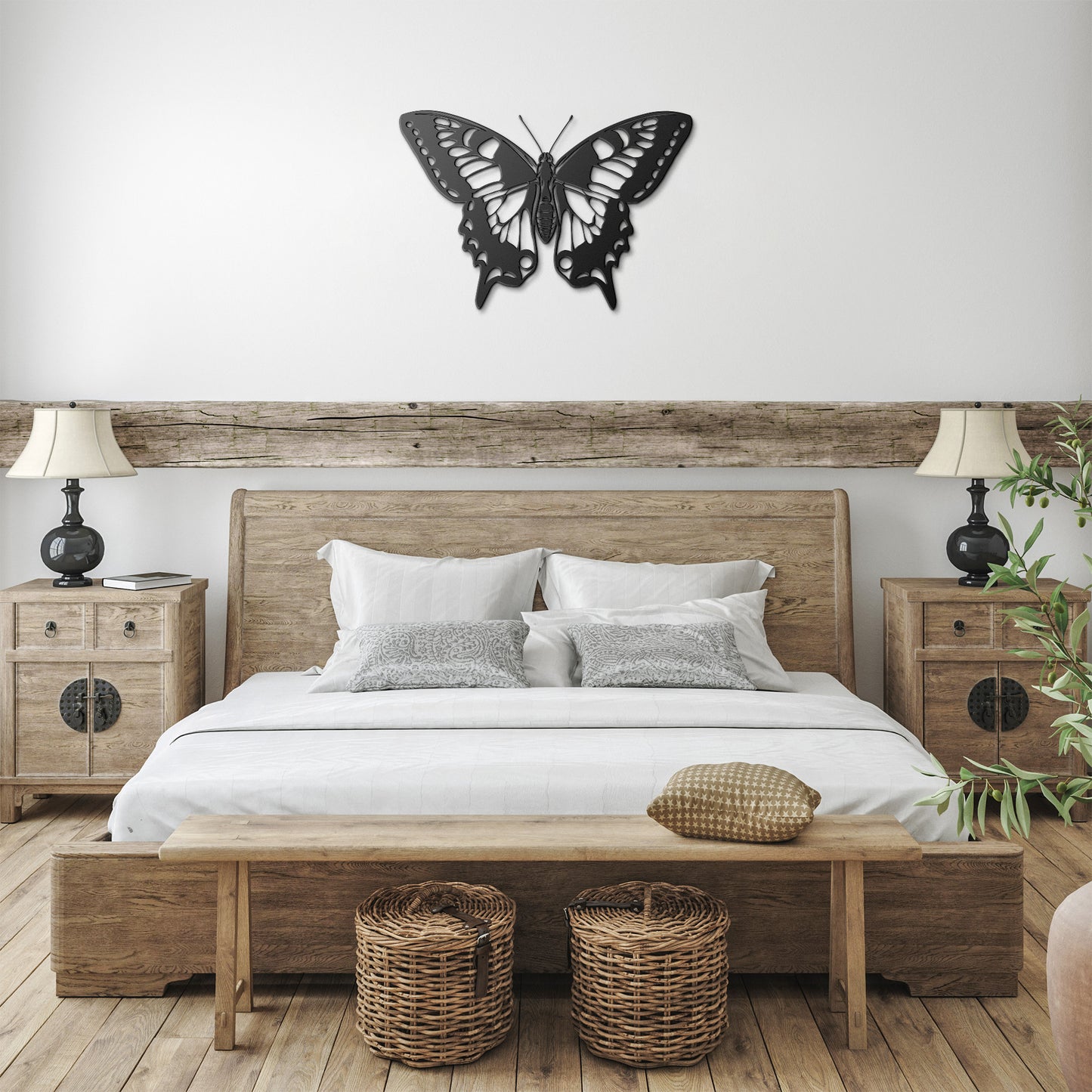 Beautiful Butterfly Metal Wall Art