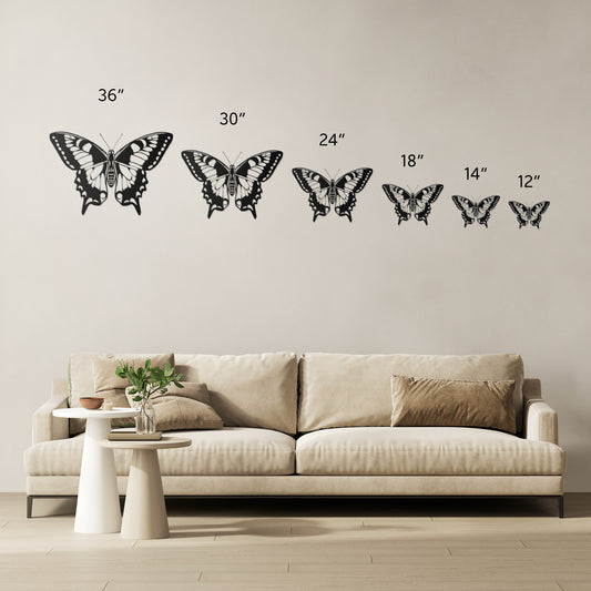 Beautiful Butterfly Metal Wall Art