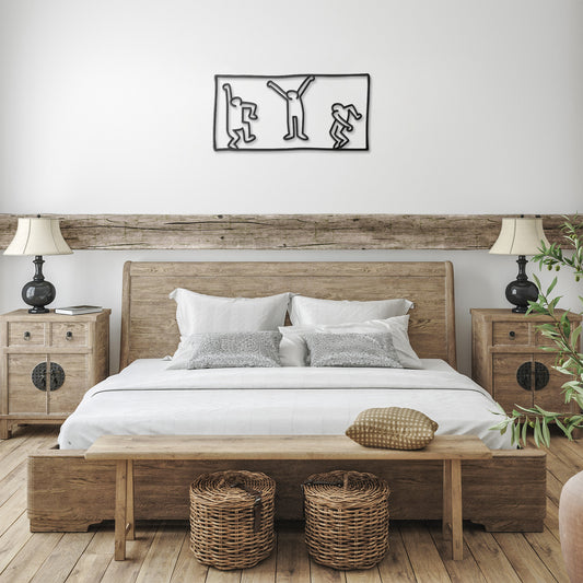 Keith Haring the DANCE Metal Wall Art