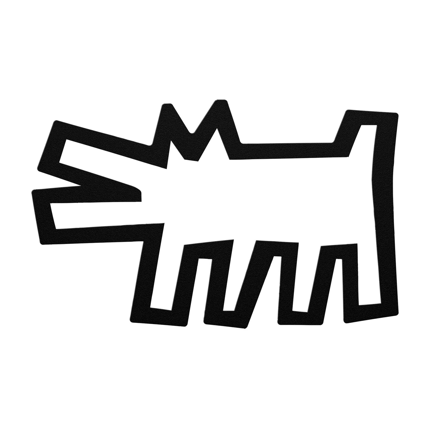 Keith Haring Dancing Dogs Figure Metal Wall Art 1