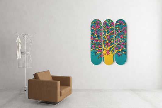 Keith Haring Monkey Tree Modern Wall Art#1.0 : Famous Artwork , Living Room Decor, Art Nouveau Wall Art