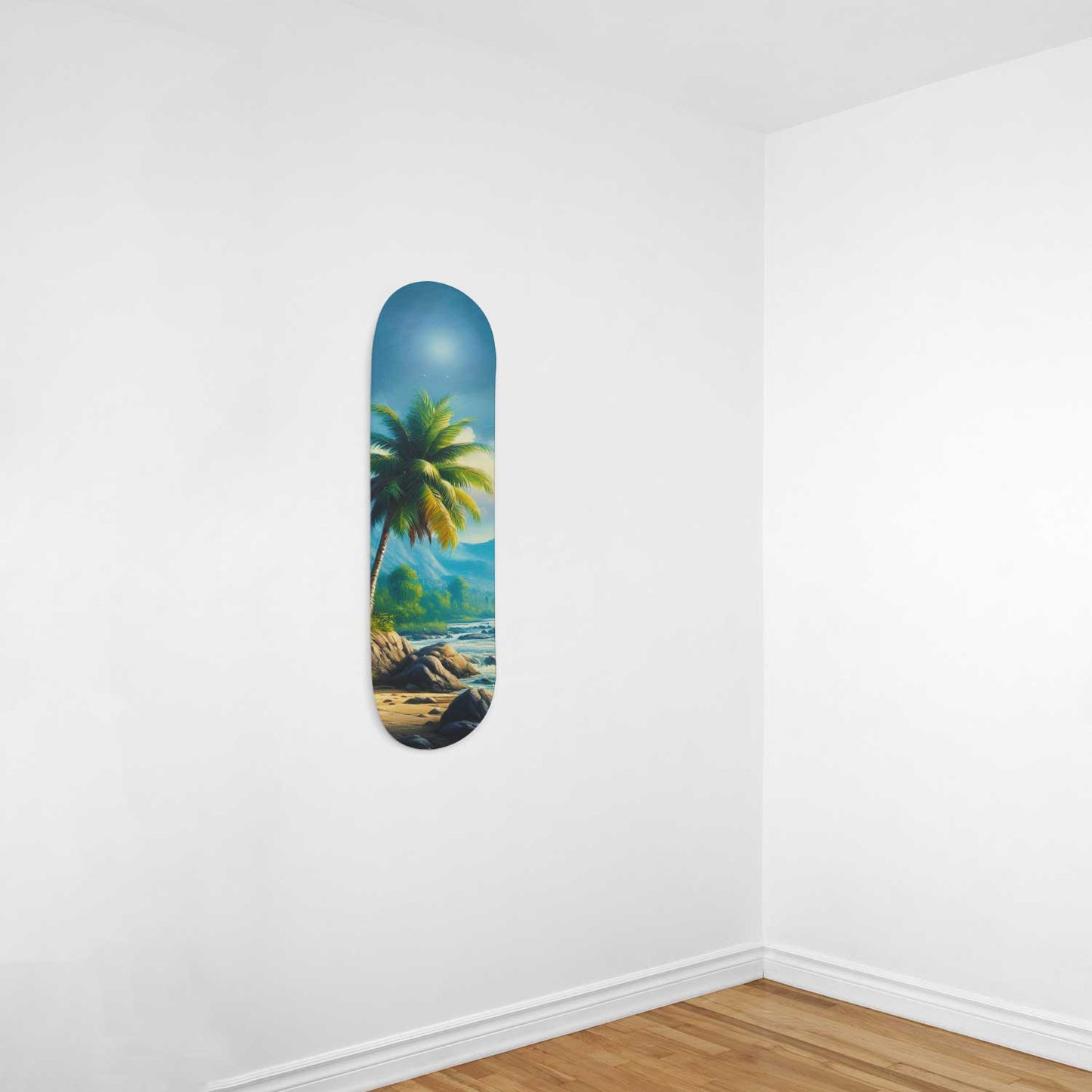 River 1-Deck Skateboard Wall Art