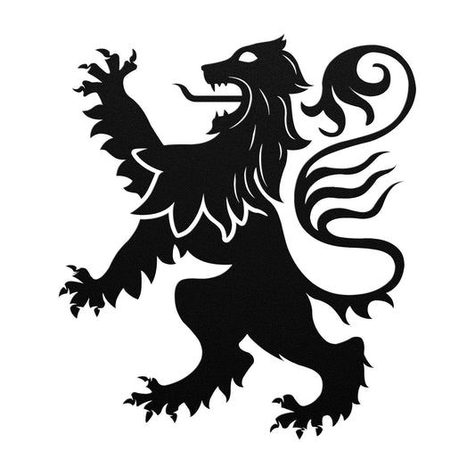 Scottish Lion Rampant Metal Wall Art