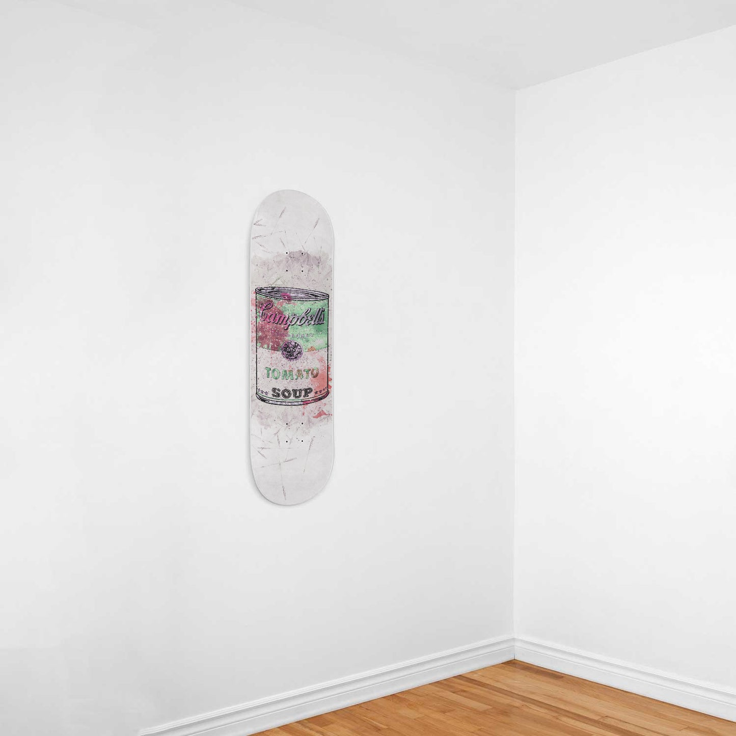 Skateboard Retro Pop Art Wall Art, Tomato Soup - Campbell Soup