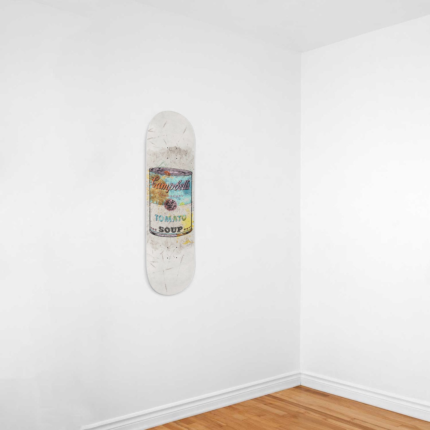 Retro Pop Art Wall Art Funky Campbell Soup Variation 9 | 1-Piece Skateboard Wall Art