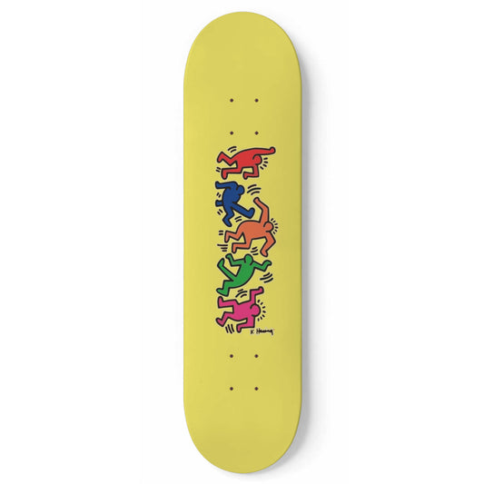 Keith Haring - Street Dancers Skateboard Art