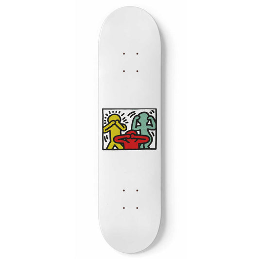 Keith Haring- Pop Shop III Plate 3 Skateboard Art