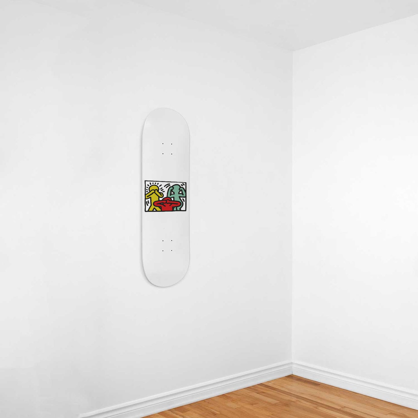 Keith Haring- Pop Shop III Plate 3 Skateboard Art