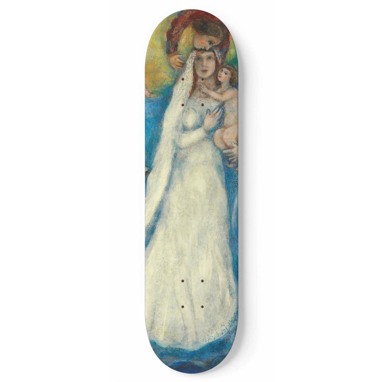 Marc Chagall -The Madonna of the Village - Skateboard Wall Art
