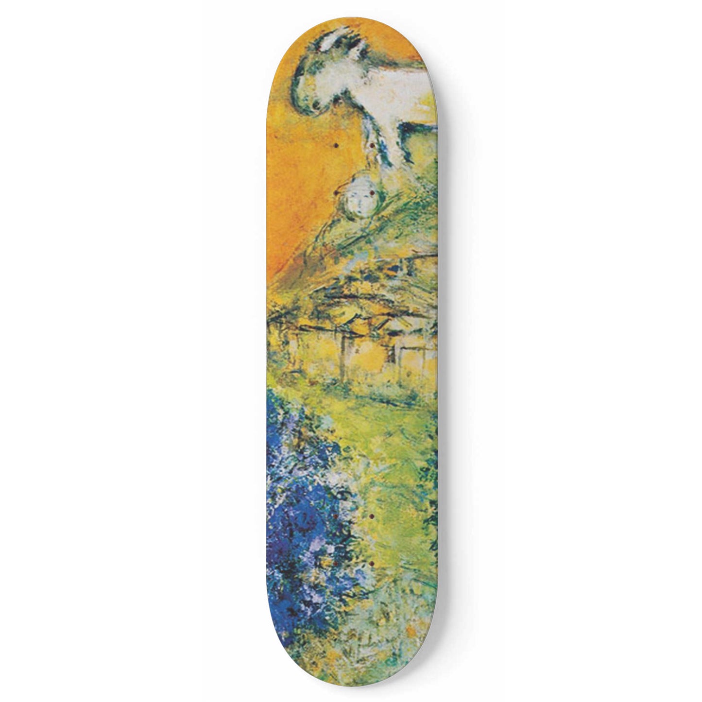 Marc Chagall -The Lovers of Vence Skateboard Wall Art