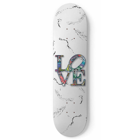Graffiti Style Abstract ' Love' 1-piece Skateboard Wall Art