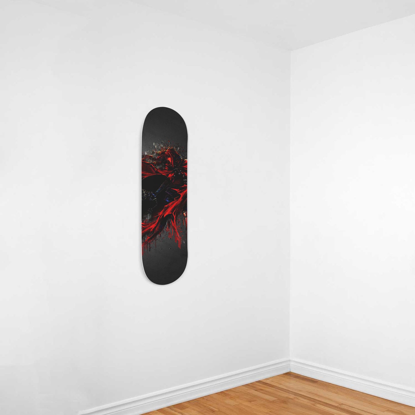Final Fantasy | Vincent Valentine Painting 1-piece Skateboard Wall Art