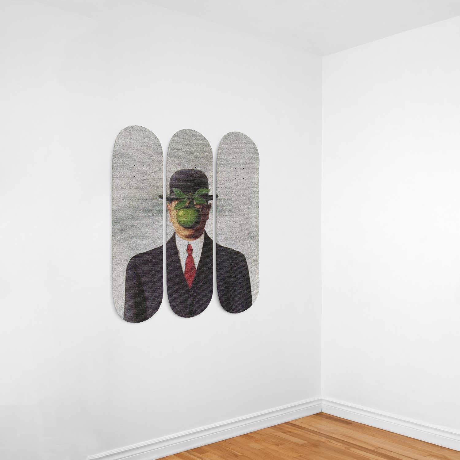 vægt bølge Forberedende navn René Magritte - The Son of Man 1964 Painting - 3-piece Skateboard Wall –  Skateboard Artsy