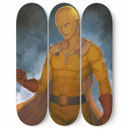 One Punch Man V2 - Skateboard Wall Art