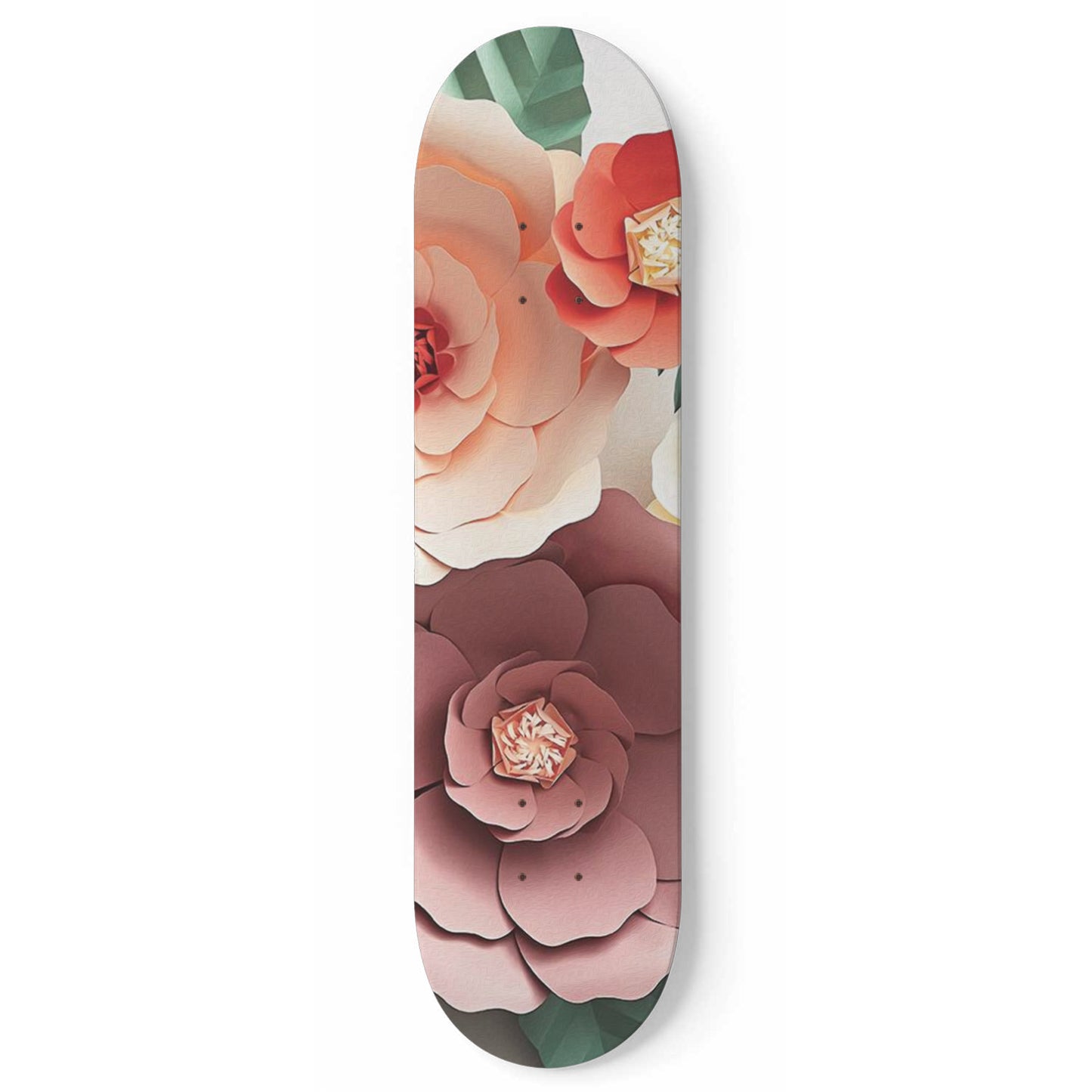 Big Bloom Paper Flowers | 1 Skateboard Art