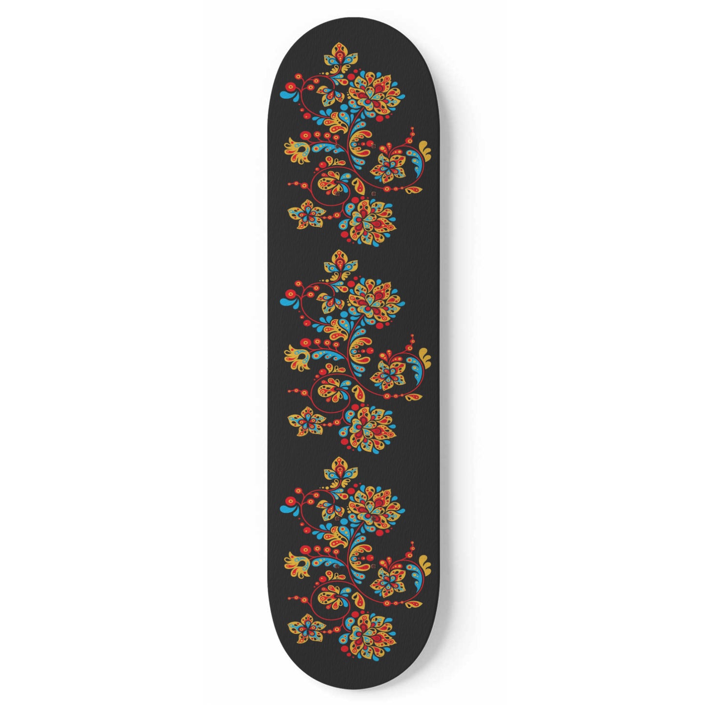 Folk Art Flowers | 1 Skateboard Art