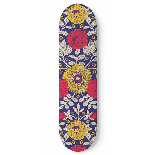 Folk Art Flowers | 3 Skateboard Art