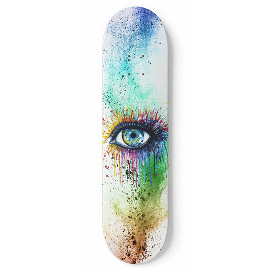 Rainbow Eye Art | 1 Skateboard Art