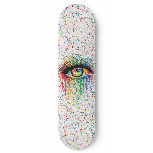 Rainbow Eye Art | 1 Skateboard Art