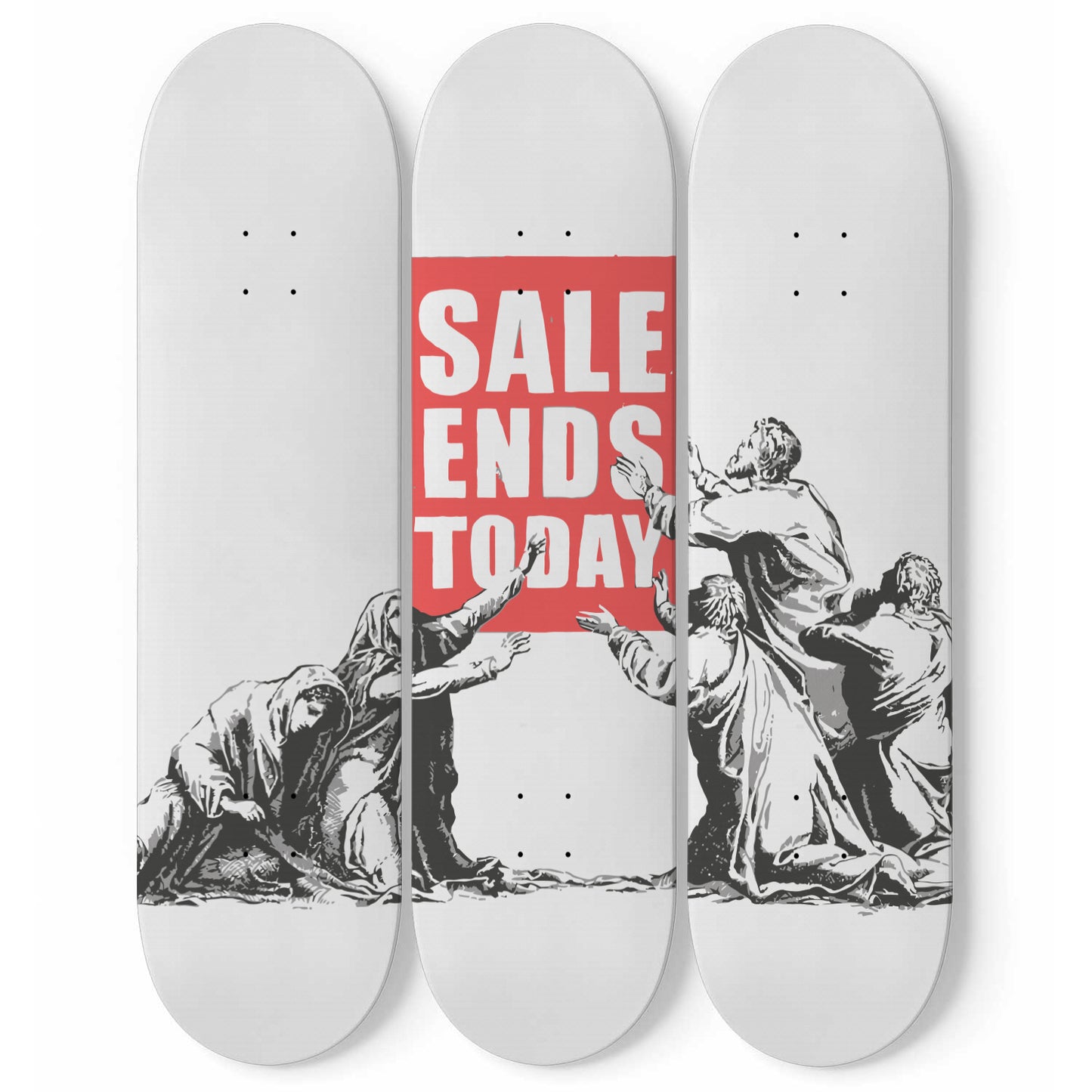 Banksy, 'Sales Ends Today' | Skateboard Deck Wall Art