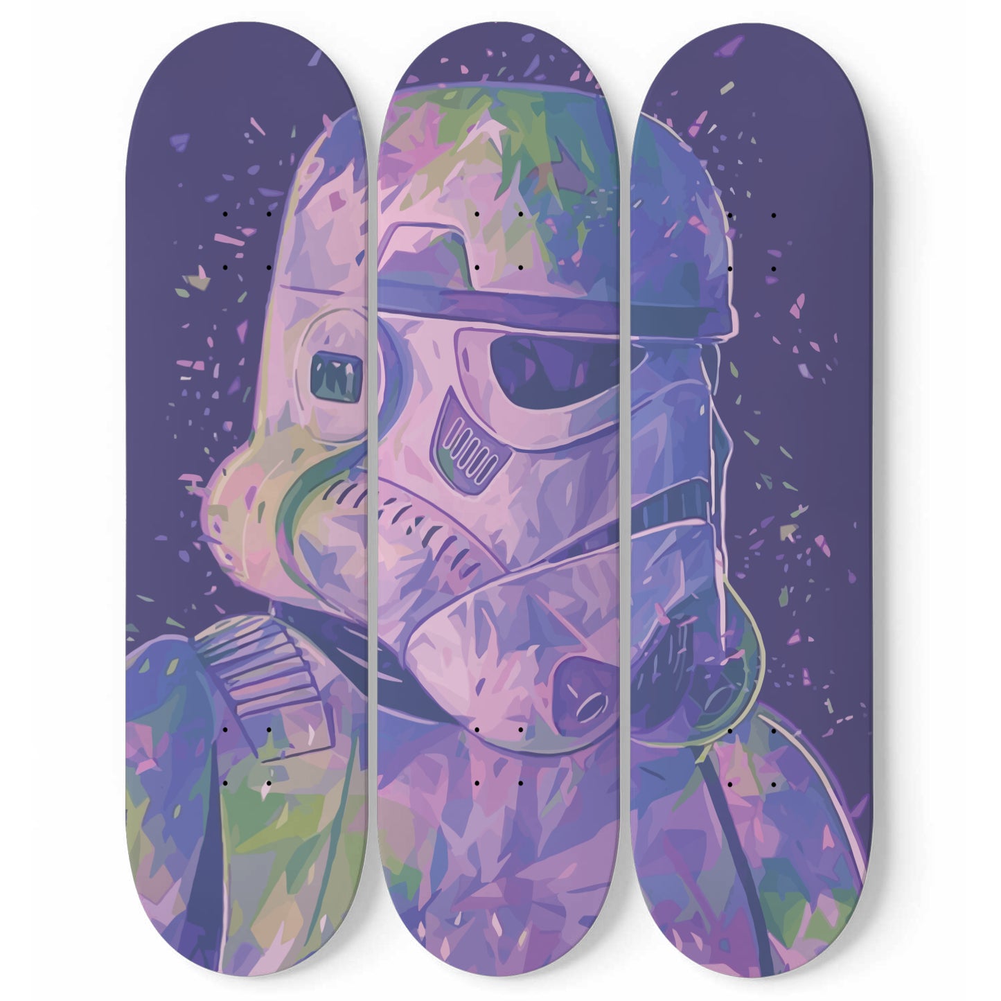 Star Wars - Stormtrooper - 3-piece Skateboard Wall Art
