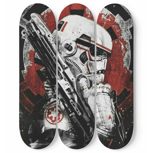 Star Wars - Stormtrooper - 3-piece Skateboard Wall Art