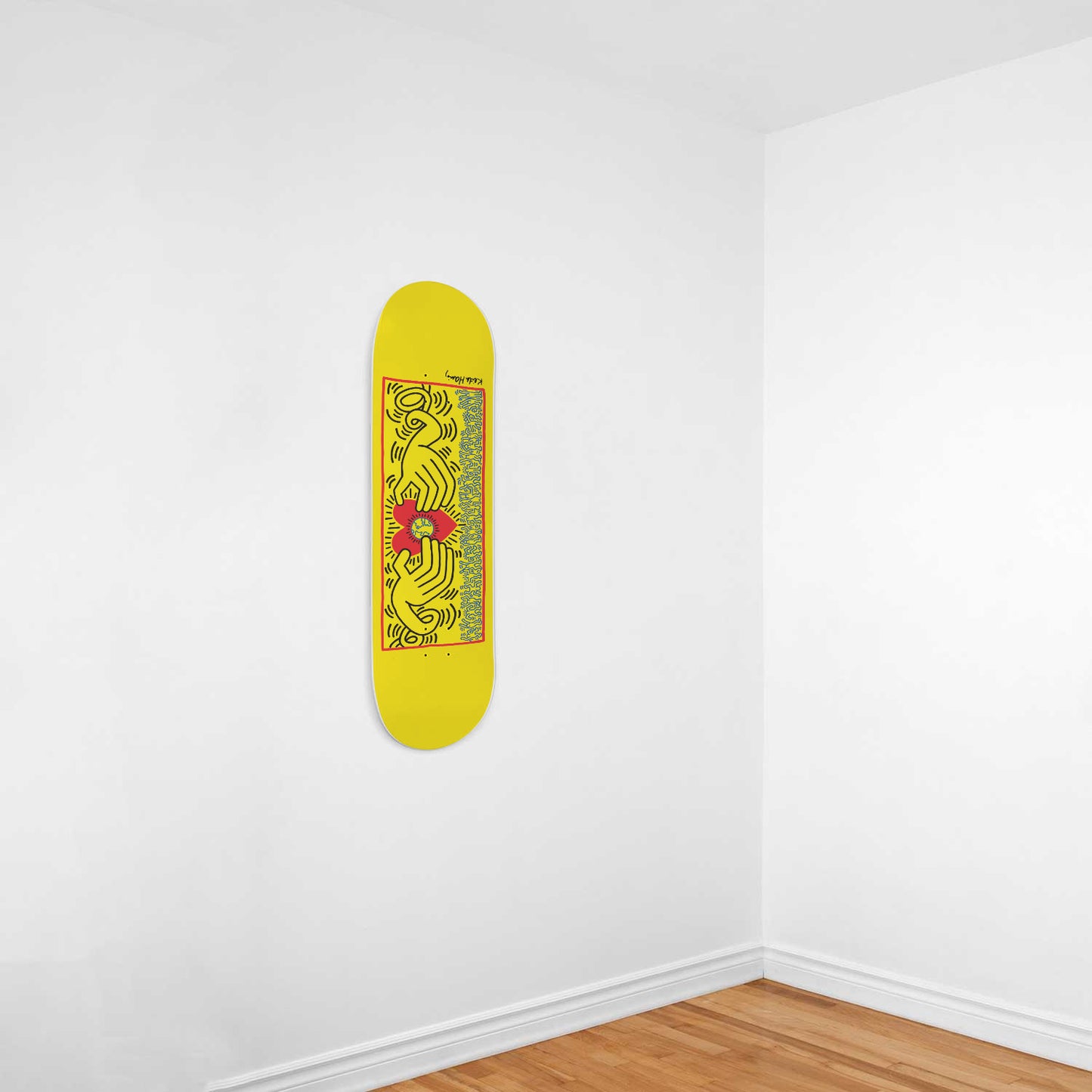 Keith Haring Untitled 1985 - Skateboard Wall Art