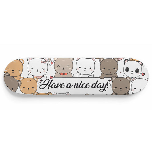 Lovable Teddy Bears, Polar Bears & Pandas - Skateboard Wall Art