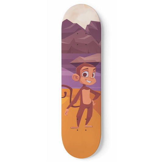 Islanders Cartoon inspired - 'Monkey' - Skateboard Wall Art