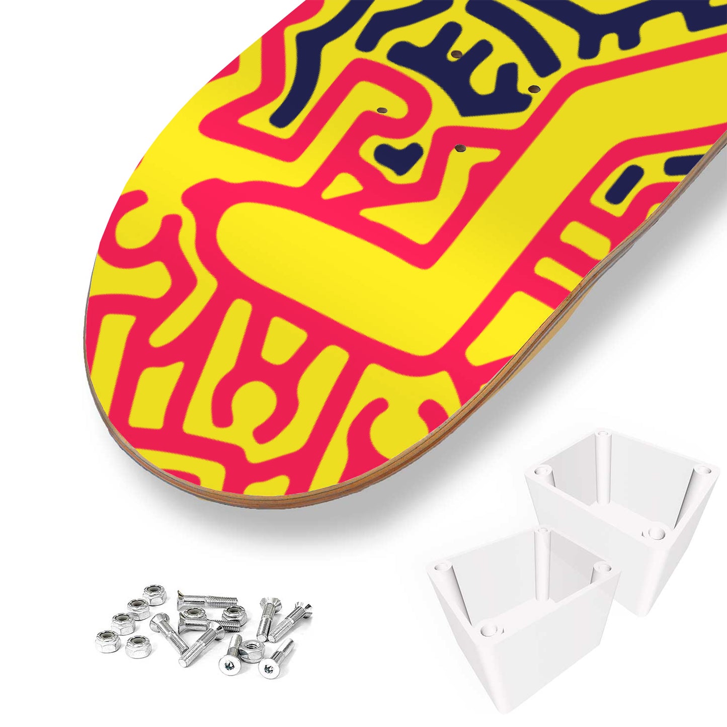 Keith Haring - Monster - 3 Piece Skateboard Wall Art