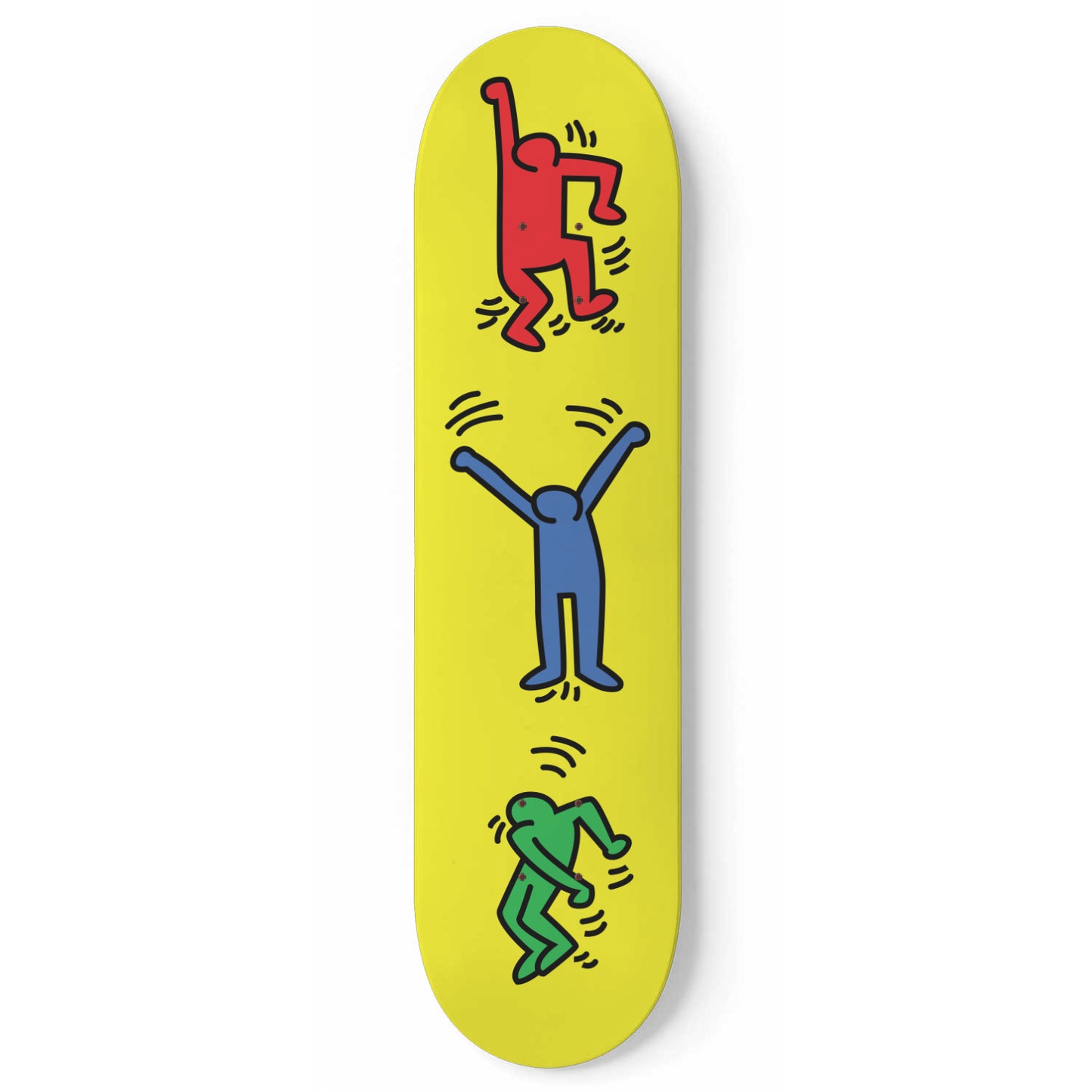 Keith Haring - Let's Dance - Skateboard Wall Art