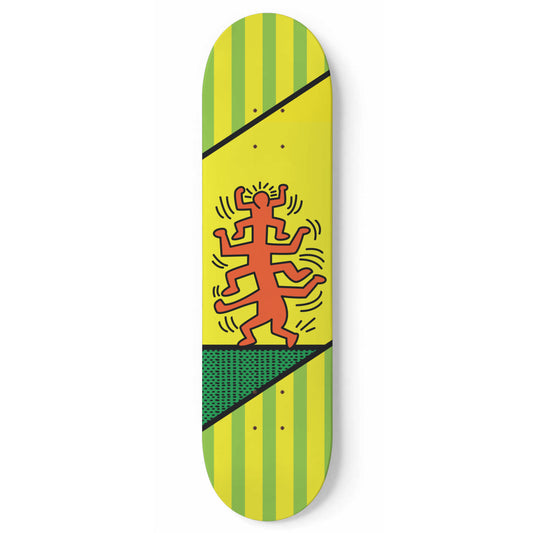 Keith Haring - Growing - Skateboard Wall Art