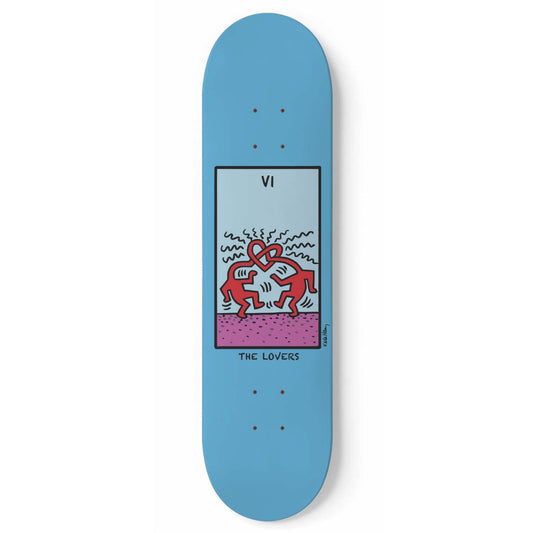 Keith Haring - Tarot Cards Deck - The Lovers, Skateboard Art