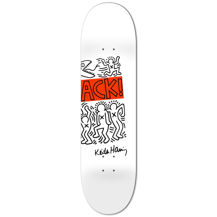 Keith Haring - Crack is wack - Right BP – Skateboard Artsy
