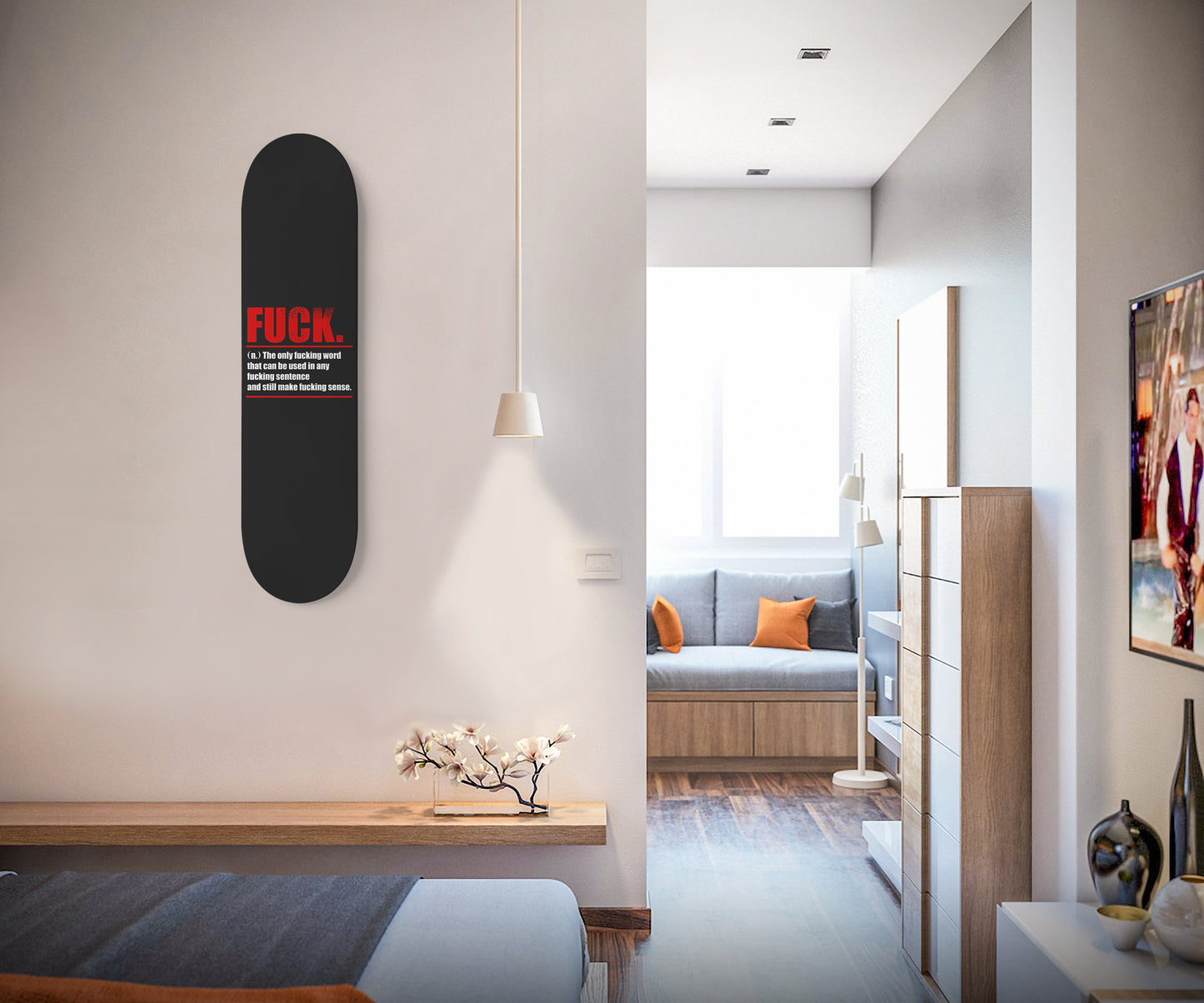 Fuck Definition - Skateboard Wall Art